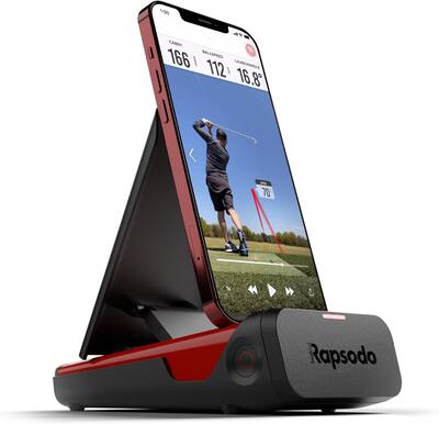 Rapsodo MLM Mobile Golf Launch Monitor (iOS compatible) Black MLM