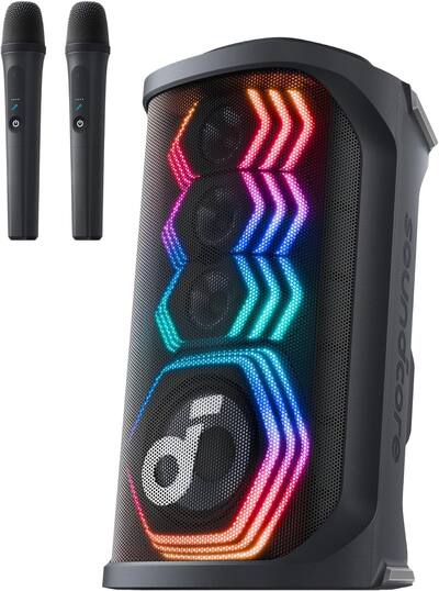 Soundcore by Anker Rave 3S Karaoke Party Speaker with 2 Wireless