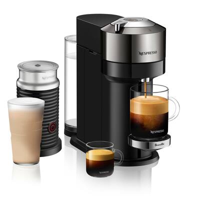 Nespresso Vertuo Next Deluxe Bundle by Breville Dark Chrome