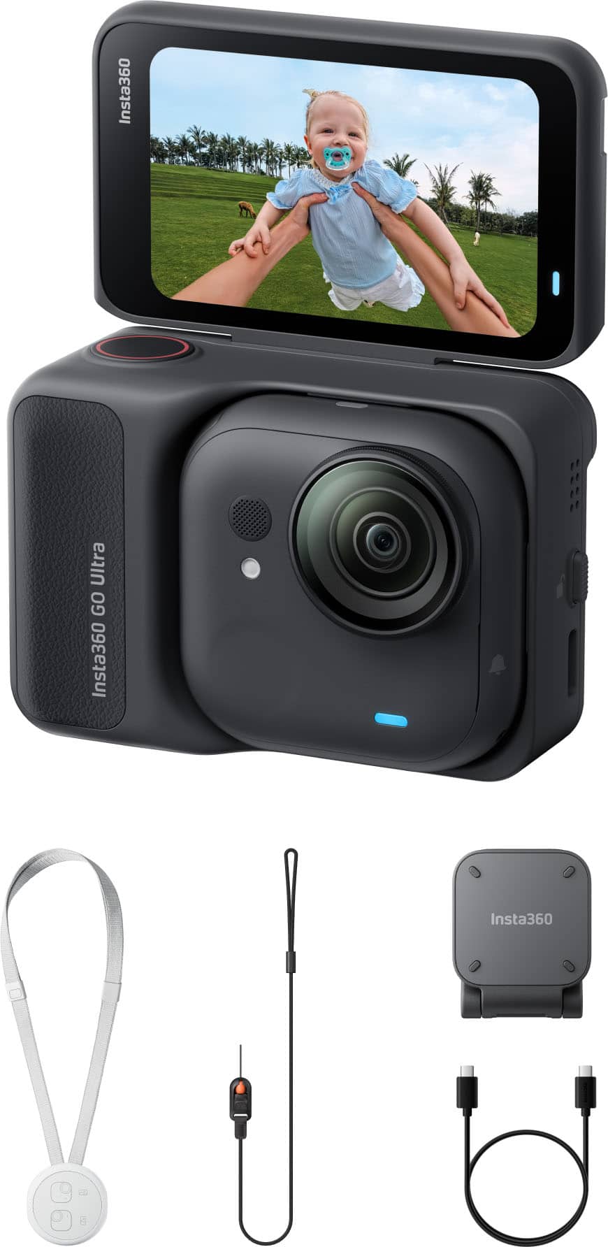 Insta360 GO Ultra Action Camera Black CINSABEA - Best Buy