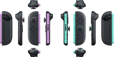 Nintendo Joy Con 2 (L)/(R) Light Purple / Light Green Multi - Best Buy