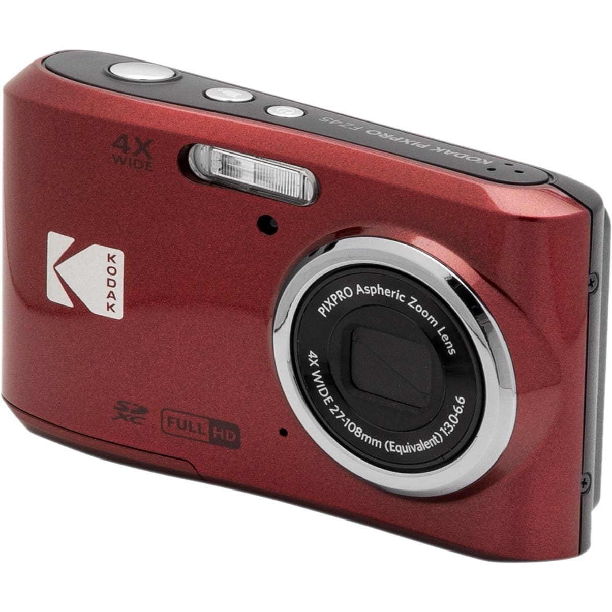 Kodak PIXPRO FZ45 16.4 Megapixel Compact Camera Red FZ45-RD - Best Buy