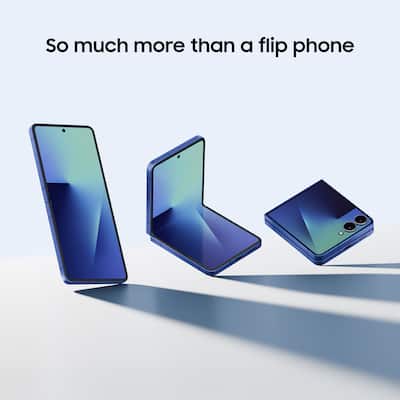 Samsung Galaxy Z Flip7 256GB (Unlocked) Blue Shadow SM-F766UDBAXAA