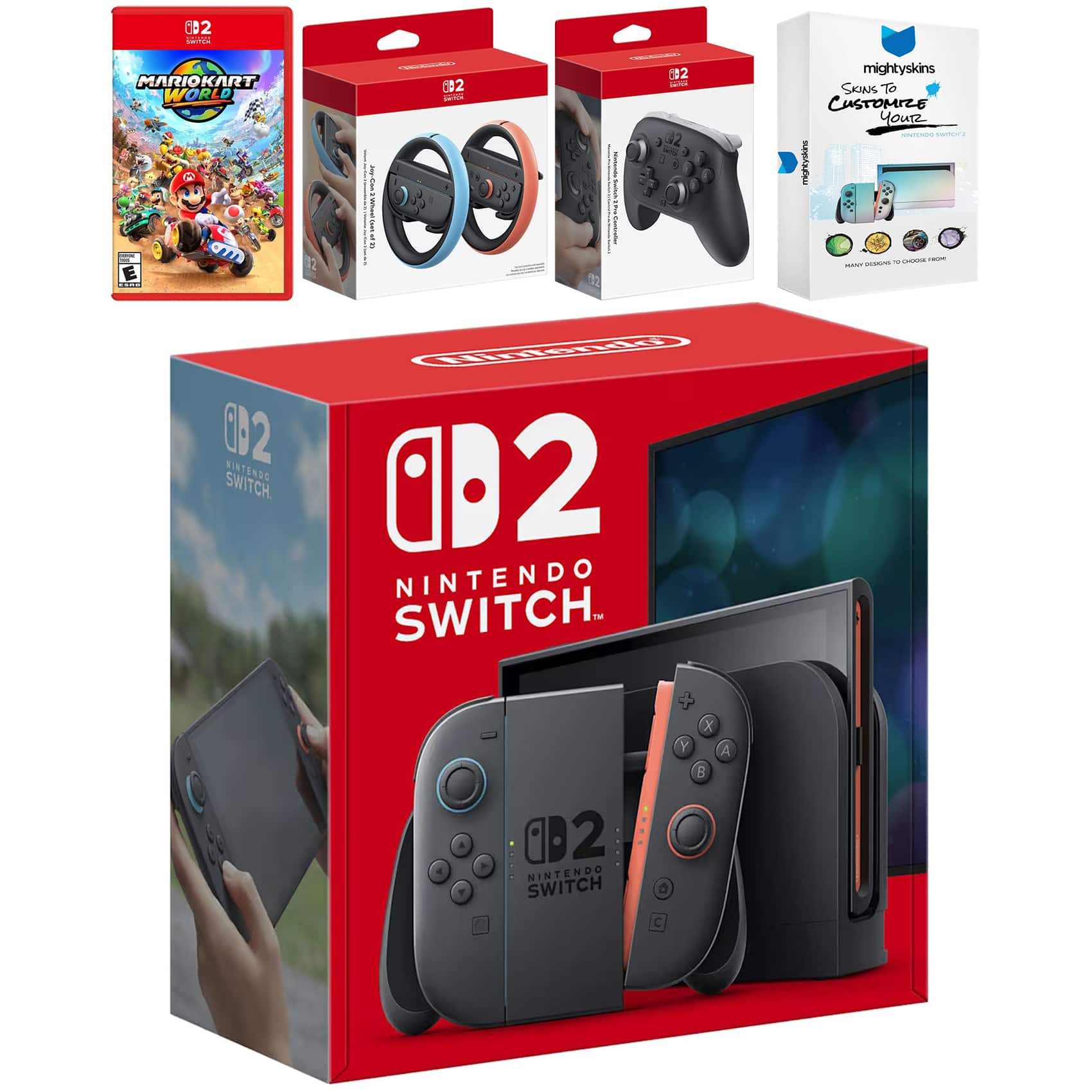 Switch 2 + Mario Kart World Bundle with Zelda Breath of the Wild