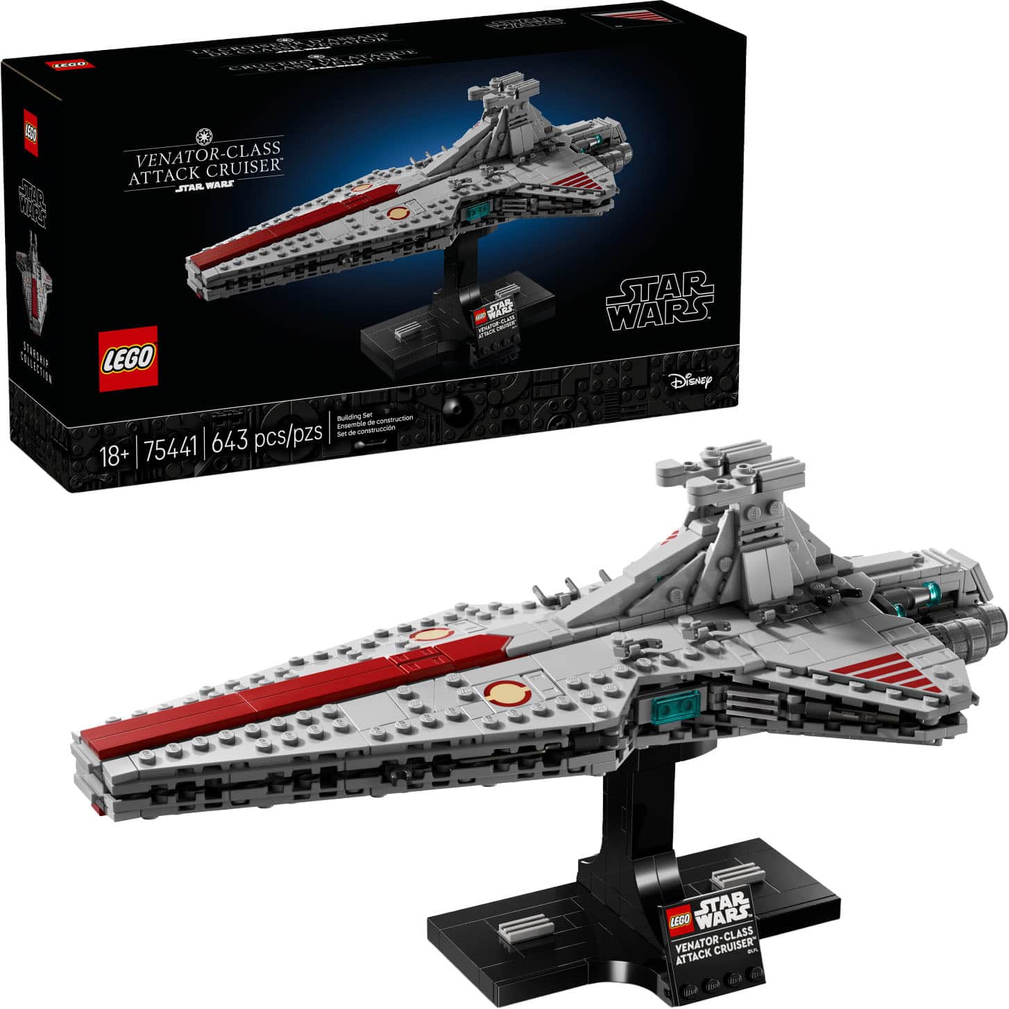 LEGO Star Wars Venator Class Attack Cruiser 75441 6588622 - Best Buy