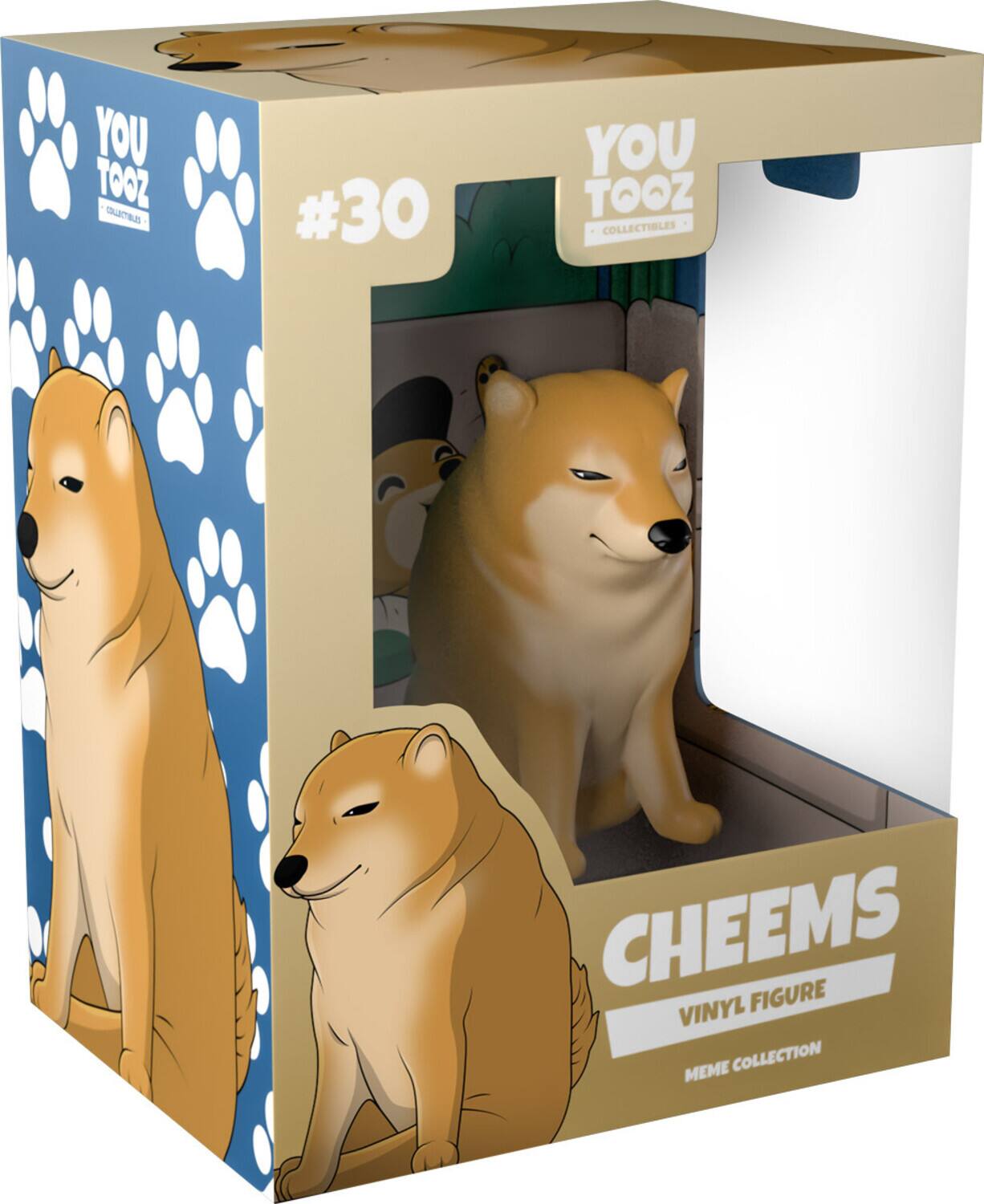Youtooz Meme Cheems Vinyl Figure COLLECTIBLES Multicolor
