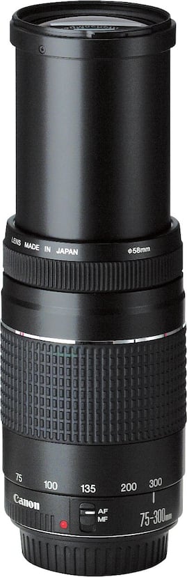 Canon EF75 300mm F4 5.6 III Telephoto Zoom Lens for EOS DSLR
