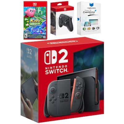 Switch 2 Video Game Console with Kirby The Forgotten Land, Pro