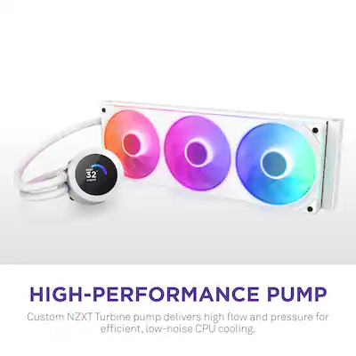 NZXT Kraken Plus RGB 360mm Radiator CPU Liquid Cooler (1 x F360