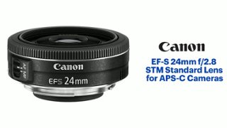 Canon EF S24mm F2.8 STM Standard Prime Lens for EOS DSLR Cameras