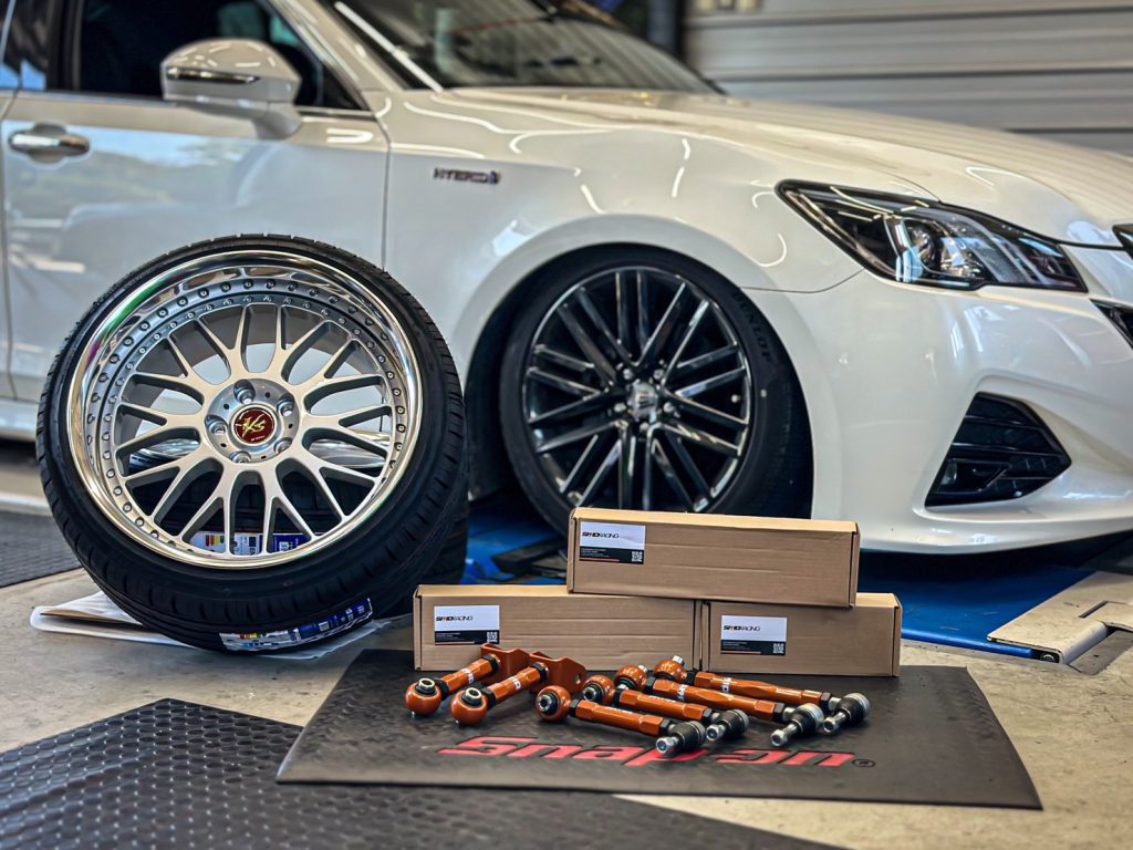 210系クラウンハイブリッド 車高調ローダウン＆WORK VS XX 19インチ