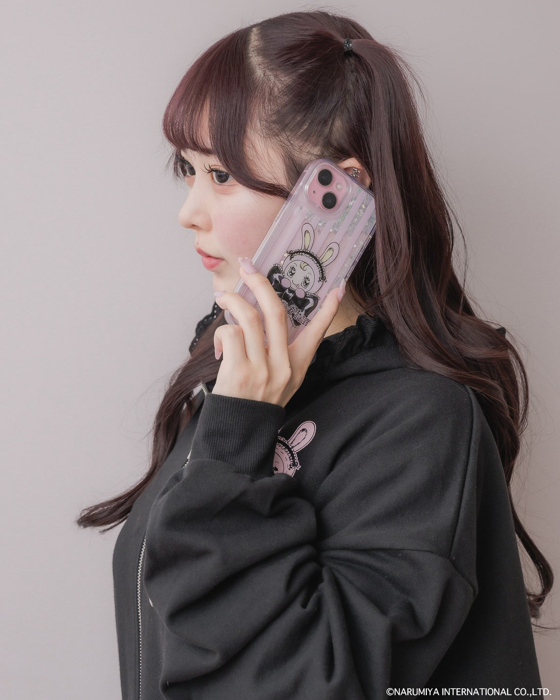 pium×Mezzo Piano リボンベリエちゃんiPhoneケース