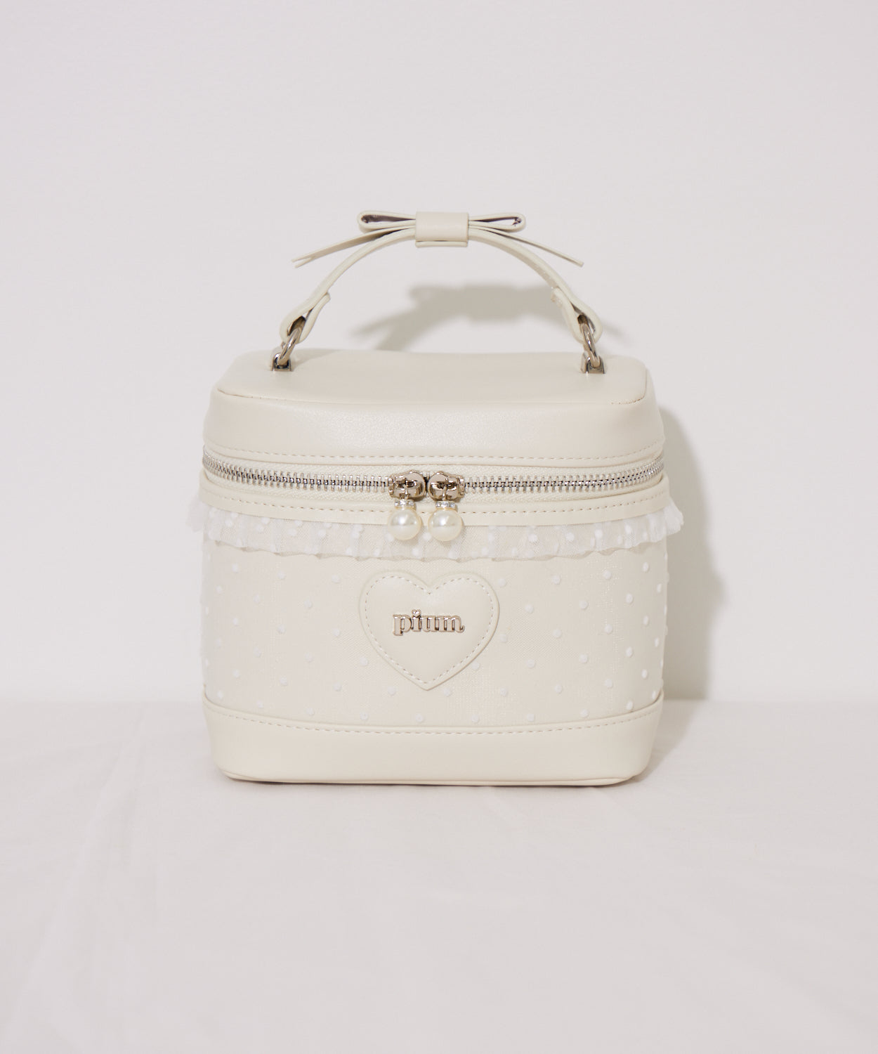 piumハートドットチュールバニティ