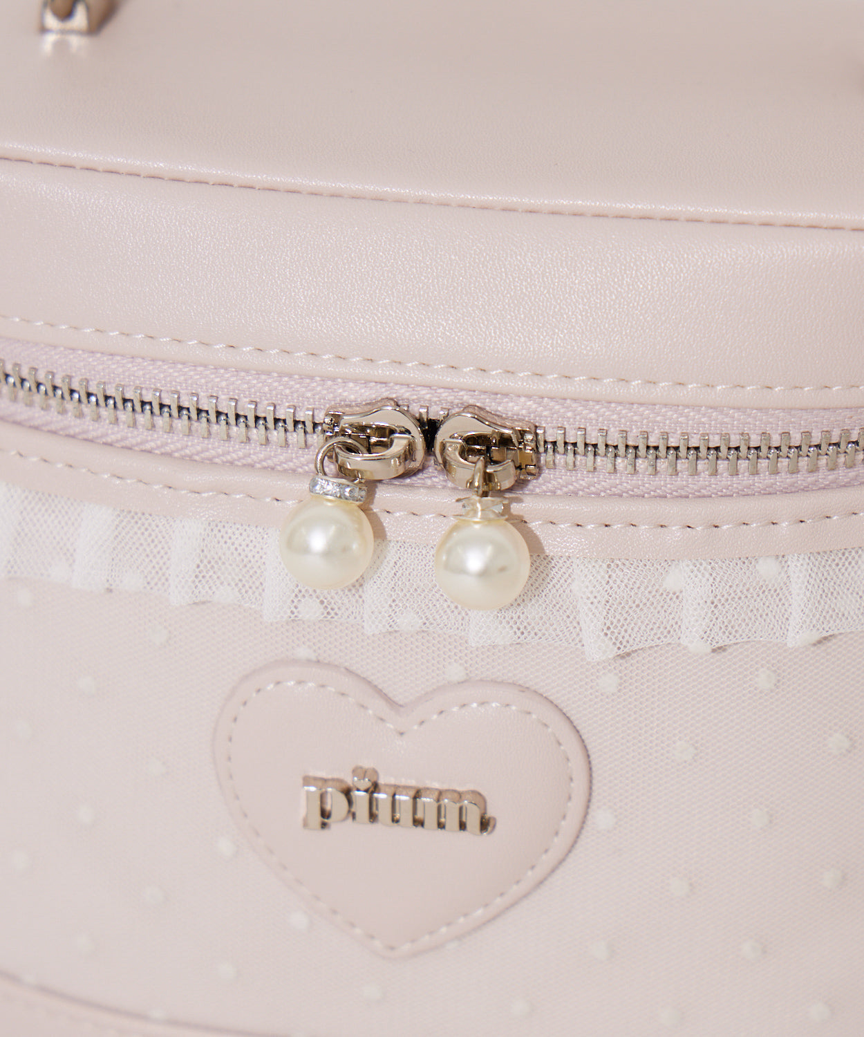 piumハートドットチュールバニティ