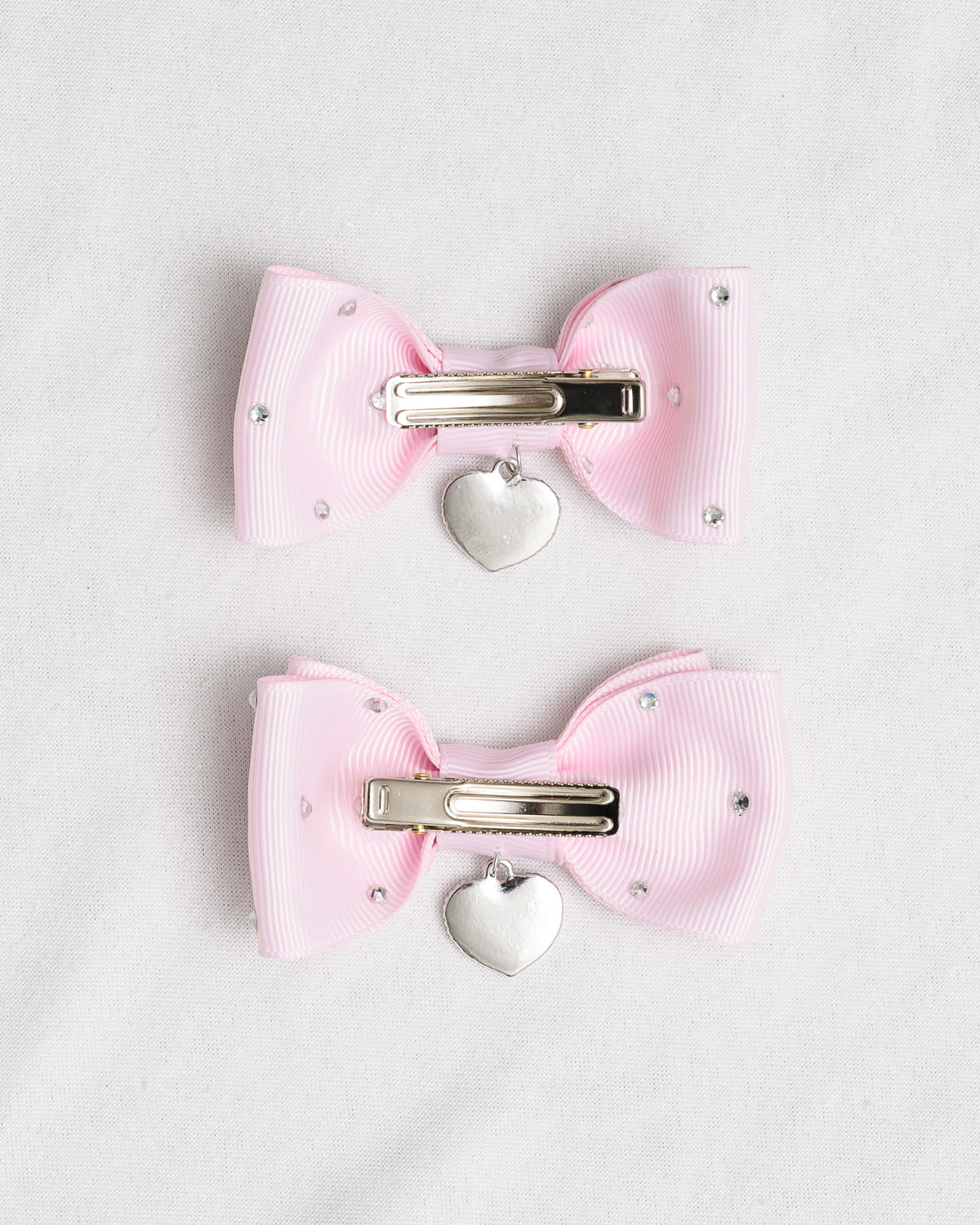 ビジューリボンヘアクリップセット – pium