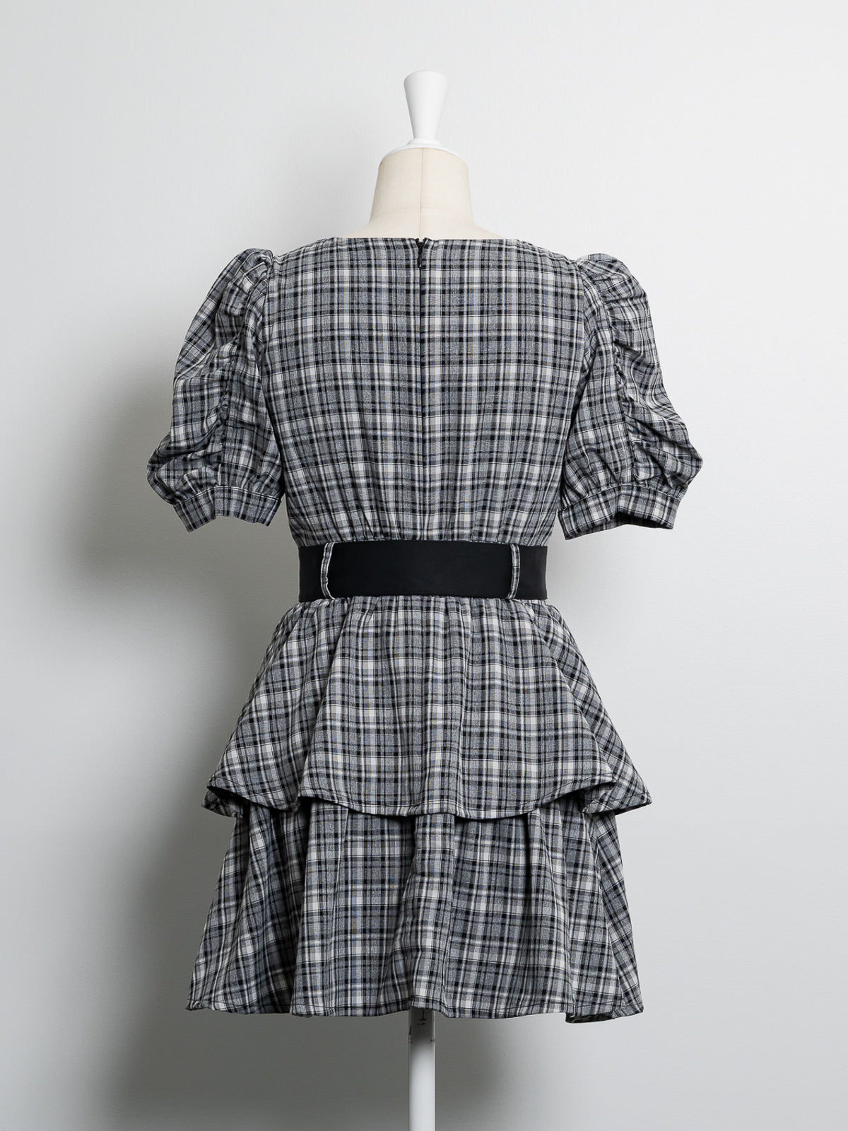 フロントリボンティアードミニワンピース – pium