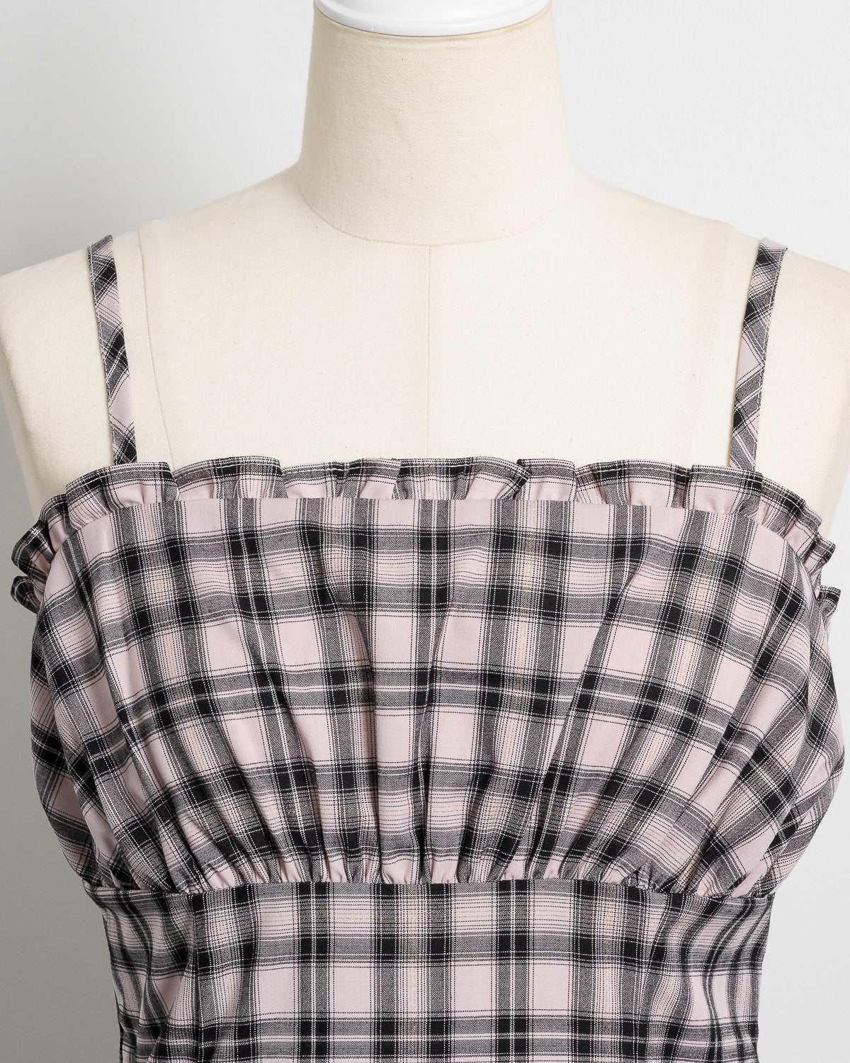 ビジューカーデ×チェックワンピセット – pium