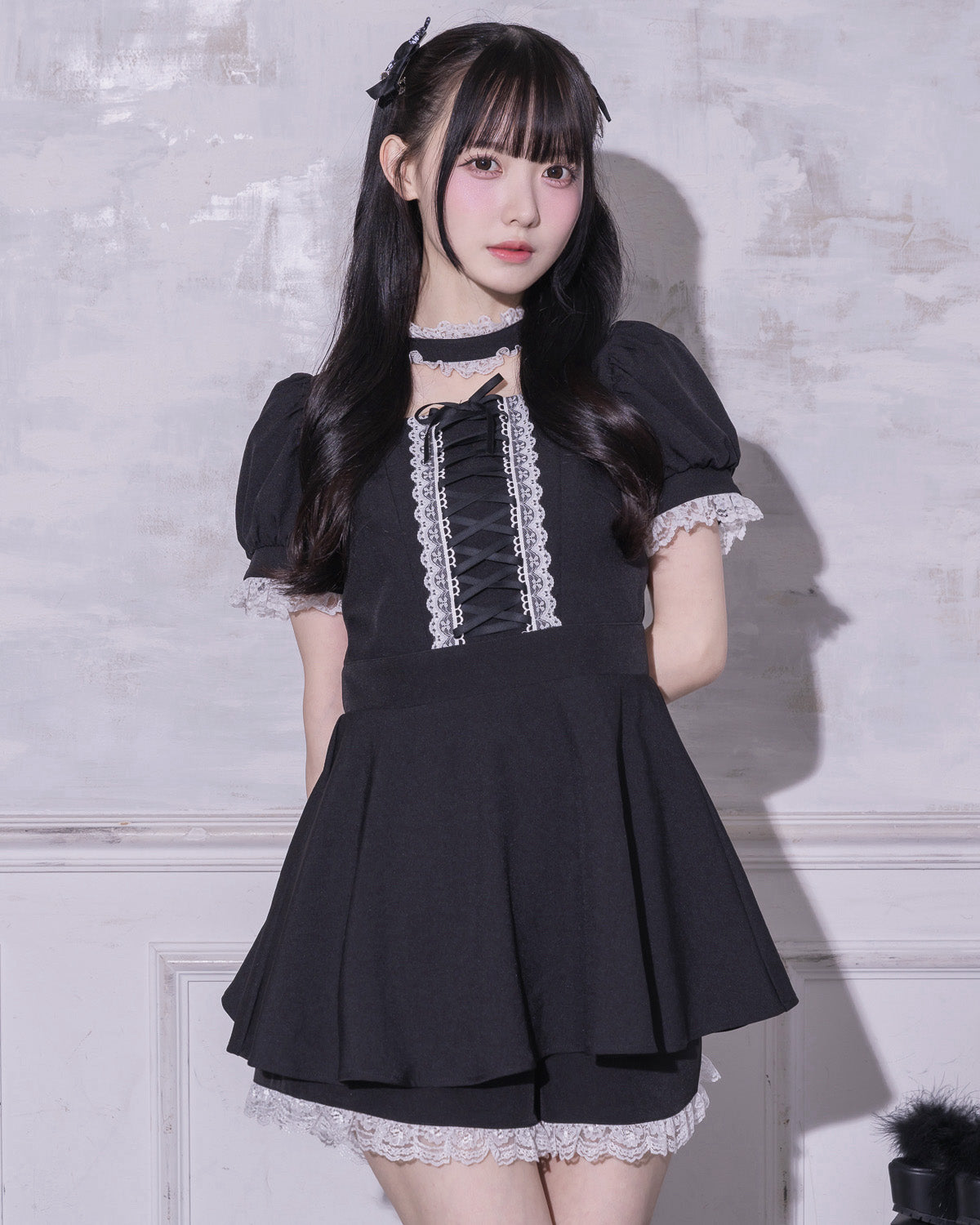 レースアップチョーカーセットアップ – pium