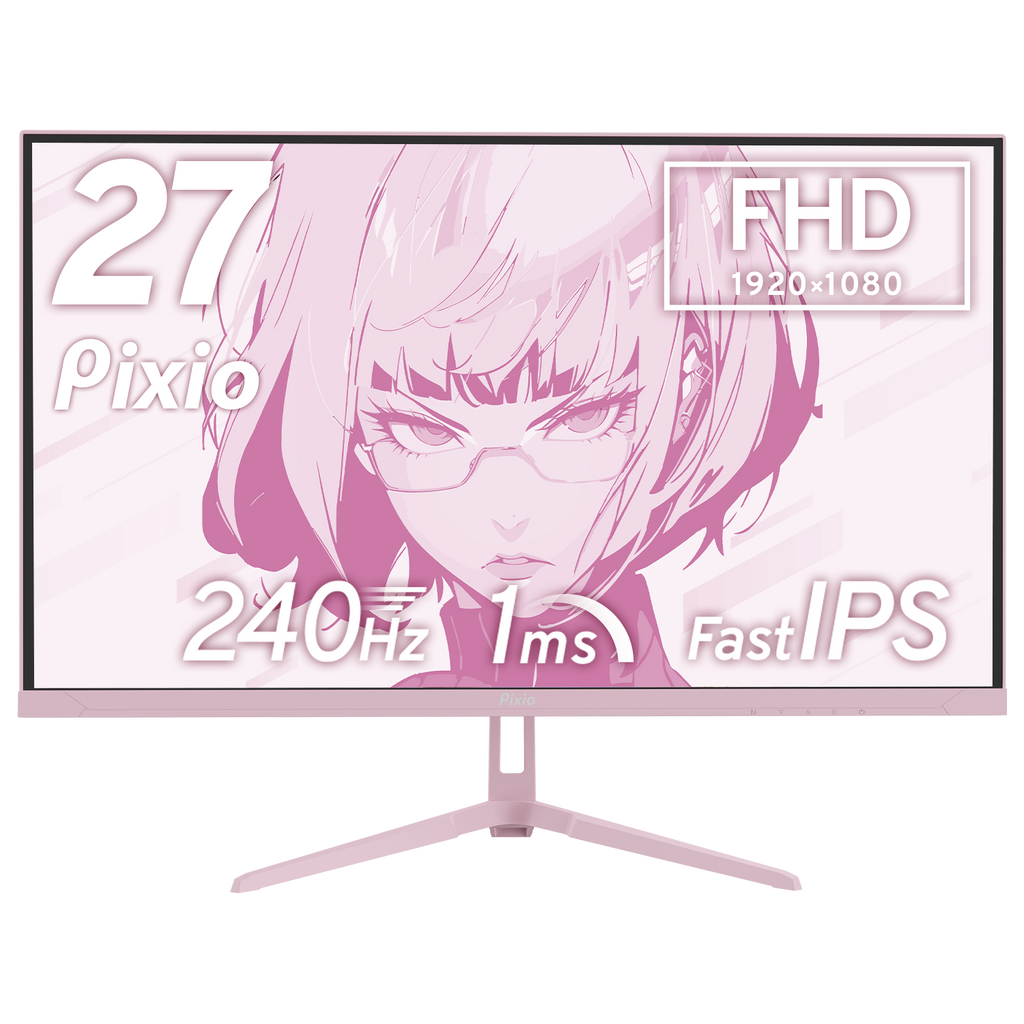 PX279WAVEK / パステルピンク | 27インチ 240Hz FHD FastIPS | Pixio