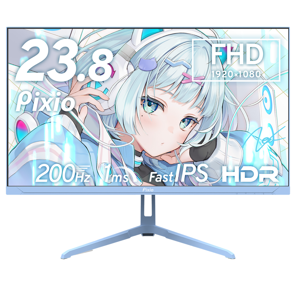 PX248WAVEB / パステルブルー | 23.8インチ 200Hz FHD FastIPS