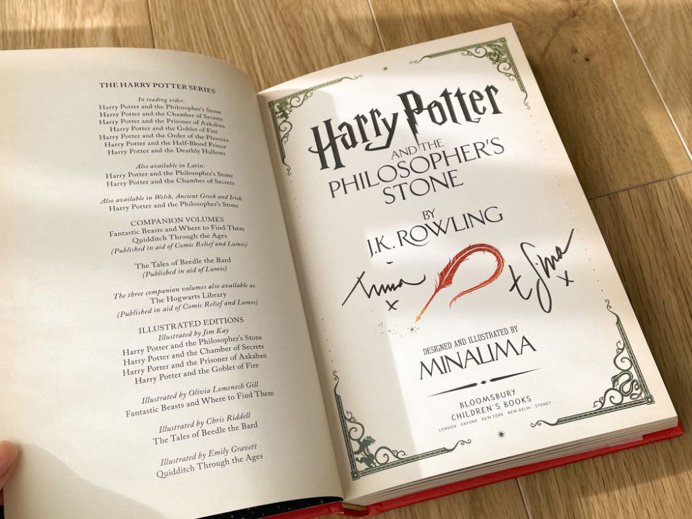 装飾本】ハリー・ポッターのイラスト版、ミナリマ版、四寮デザイン版が