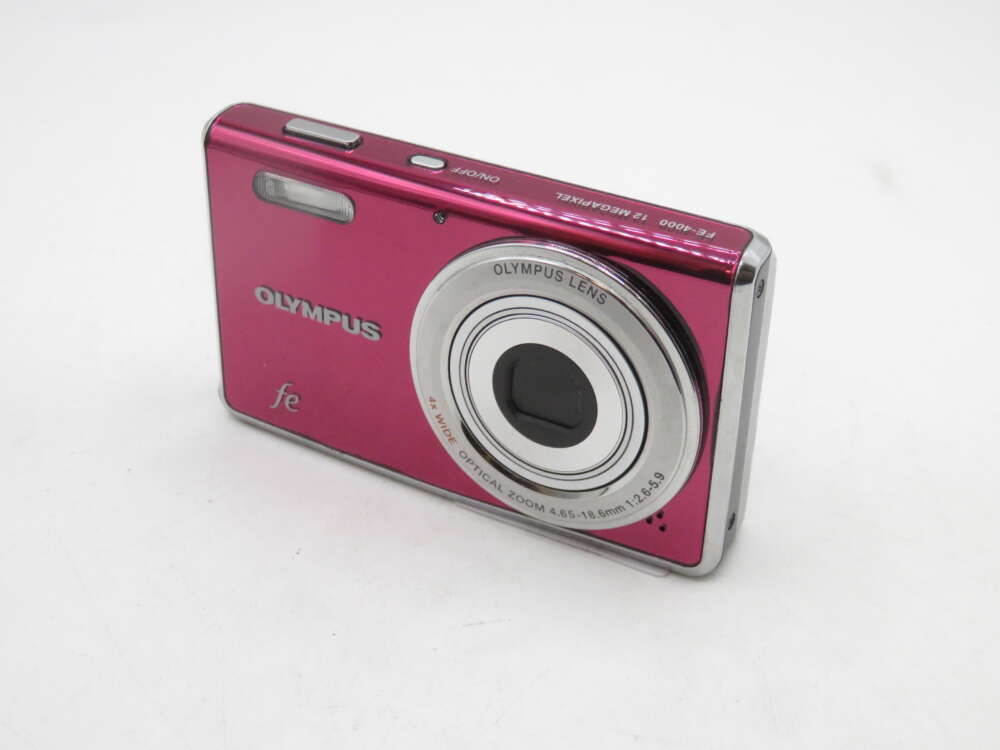 Olympus FE-4000 Magenta Digital Camera - PhotoCo Camera House