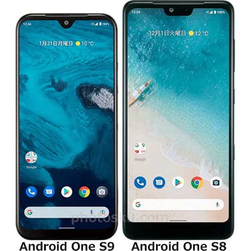 Android One S9」と「Android One S8」の違い - フォトスク