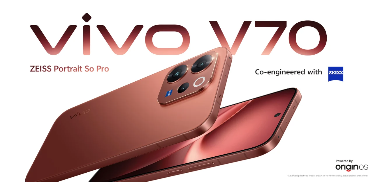 ZEISS監修カメラ搭載ミッドハイ5Gスマートフォン「vivo V70」発表