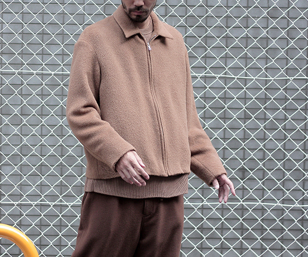 AURALEE,BABY ALPACA ZIP BLOUSON. | andPheb Staff Blog