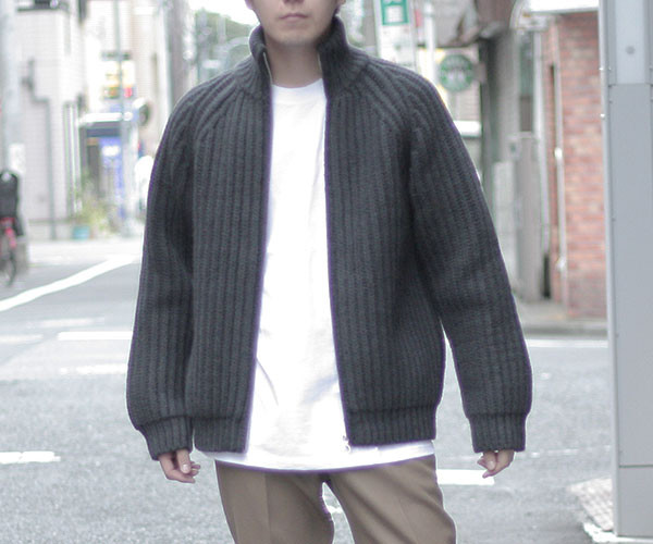 AURALEE SUPER MILLED RIB KNIT ZIP BLOUSON | andPheb Staff Blog