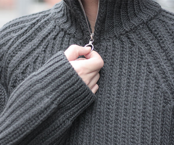 AURALEE SUPER MILLED RIB KNIT ZIP BLOUSON | andPheb Staff Blog