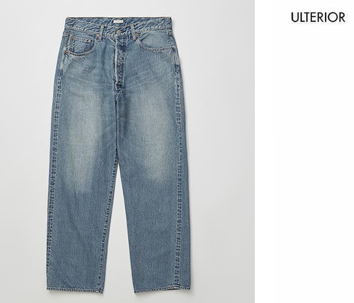 アルテリア ULTERIOR ヴィンテージ ウォッシュド セルヴィッチデニム 5