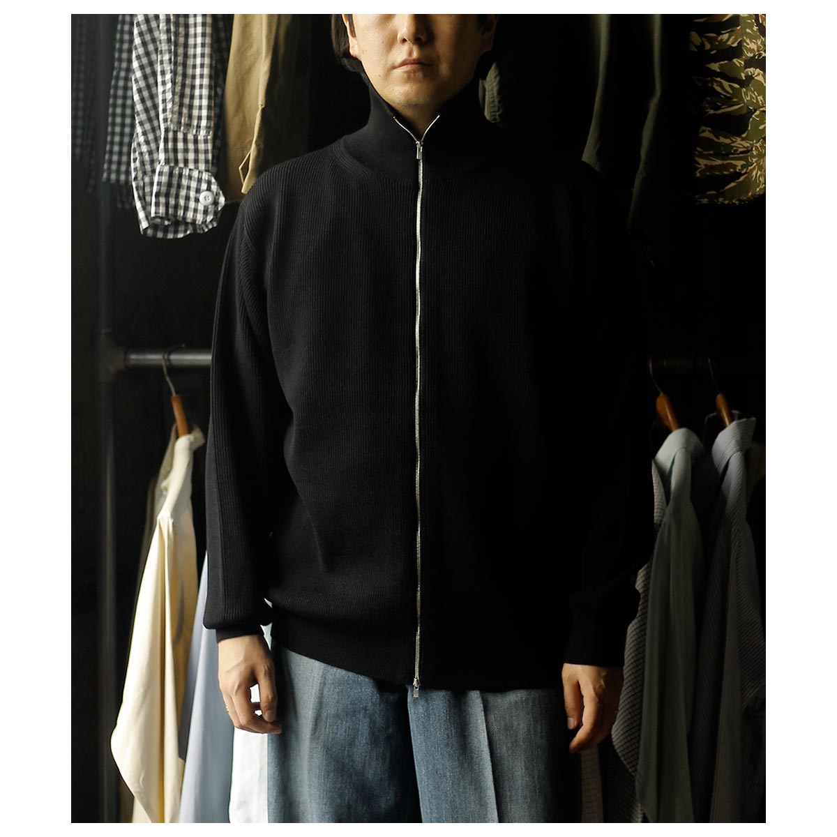 バトナー BATONER スーパー ハイツイスト ウール ドライバーズニット