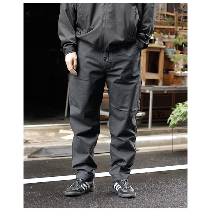 orSlow オアスロウ スミブラック リップストップ ニューヨーカーパンツ
