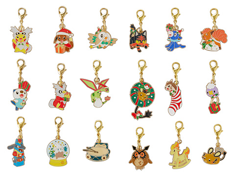ポケモンの2016年クリスマス＆ウィンターグッズが登場。メタルチャーム