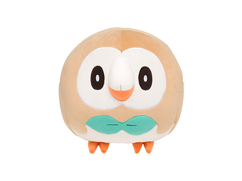 ポケモンのもっちりまんまるクッション、モクロー、フワンテ