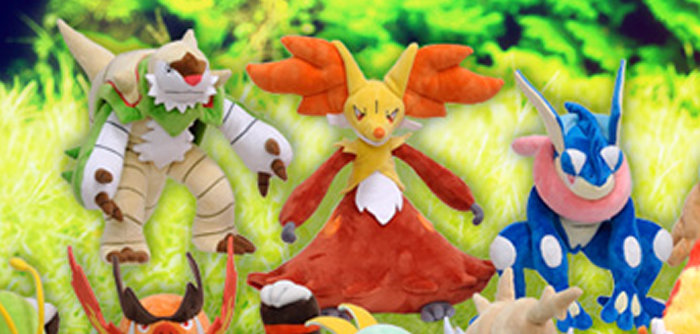 ポケモン、御三家の最終進化系が全種類ぬいぐるみとして登場