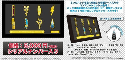 ポケモン B2W2 バッジコレクション」の予約、コンプリートセットは