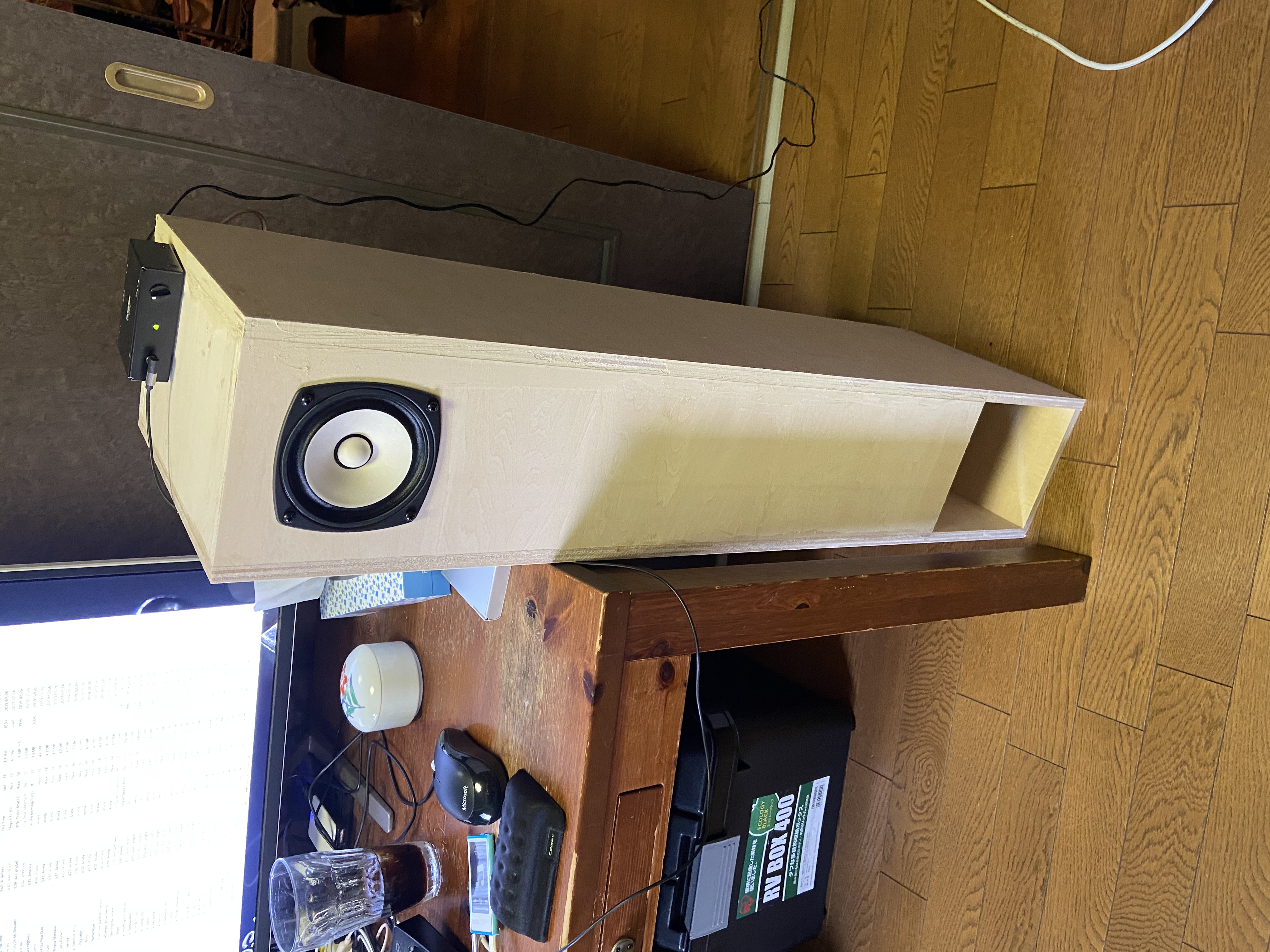 オリジナルバックロードホーン自作Part 01。 | ぽちろぐ