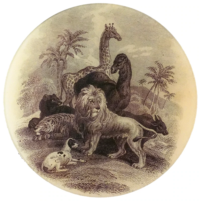 JOHN DERIAN/ジョンデリアン】デコパージュプレート/Friendship