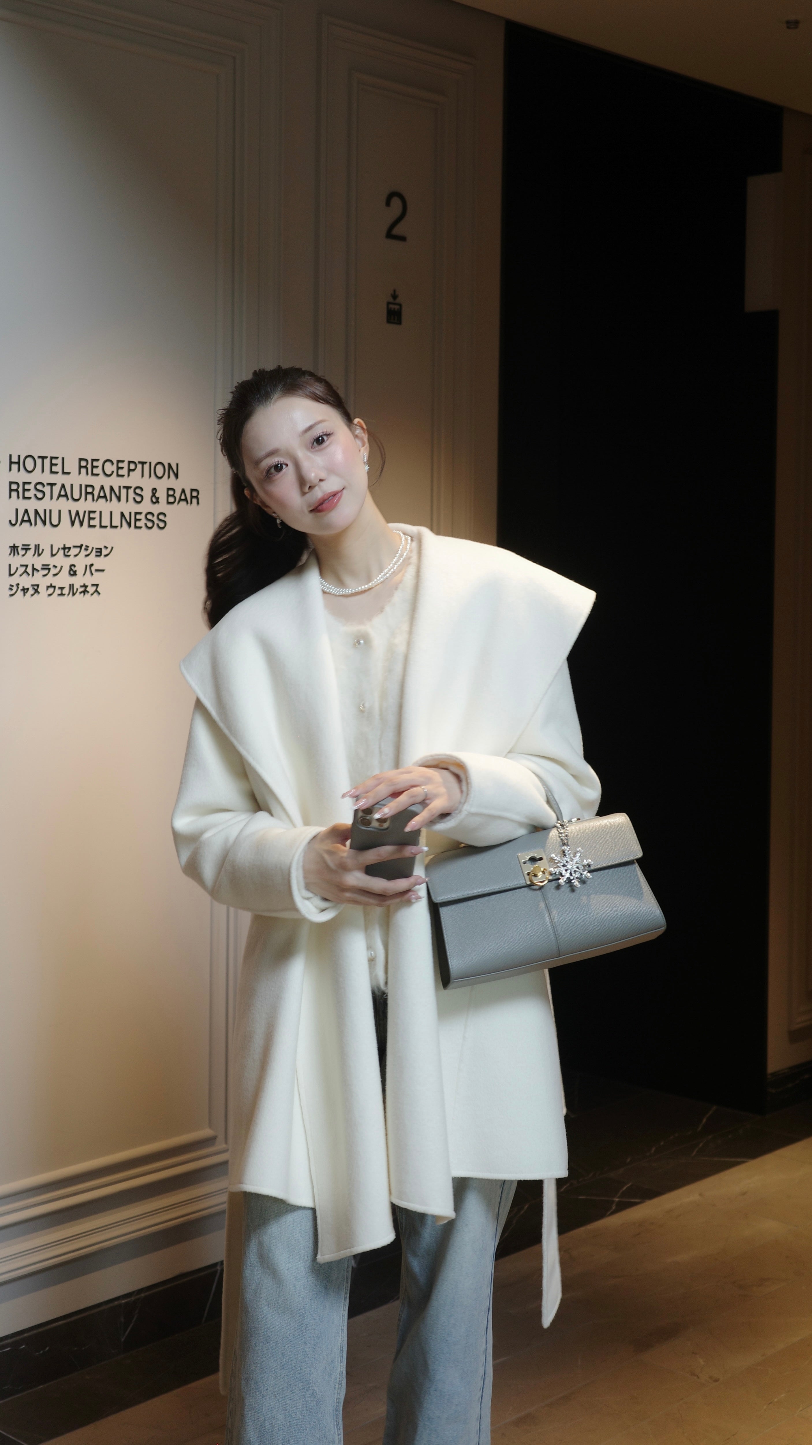 ショールカラーウールミドルコート – poláura OFFICIAL ONLINE STORE