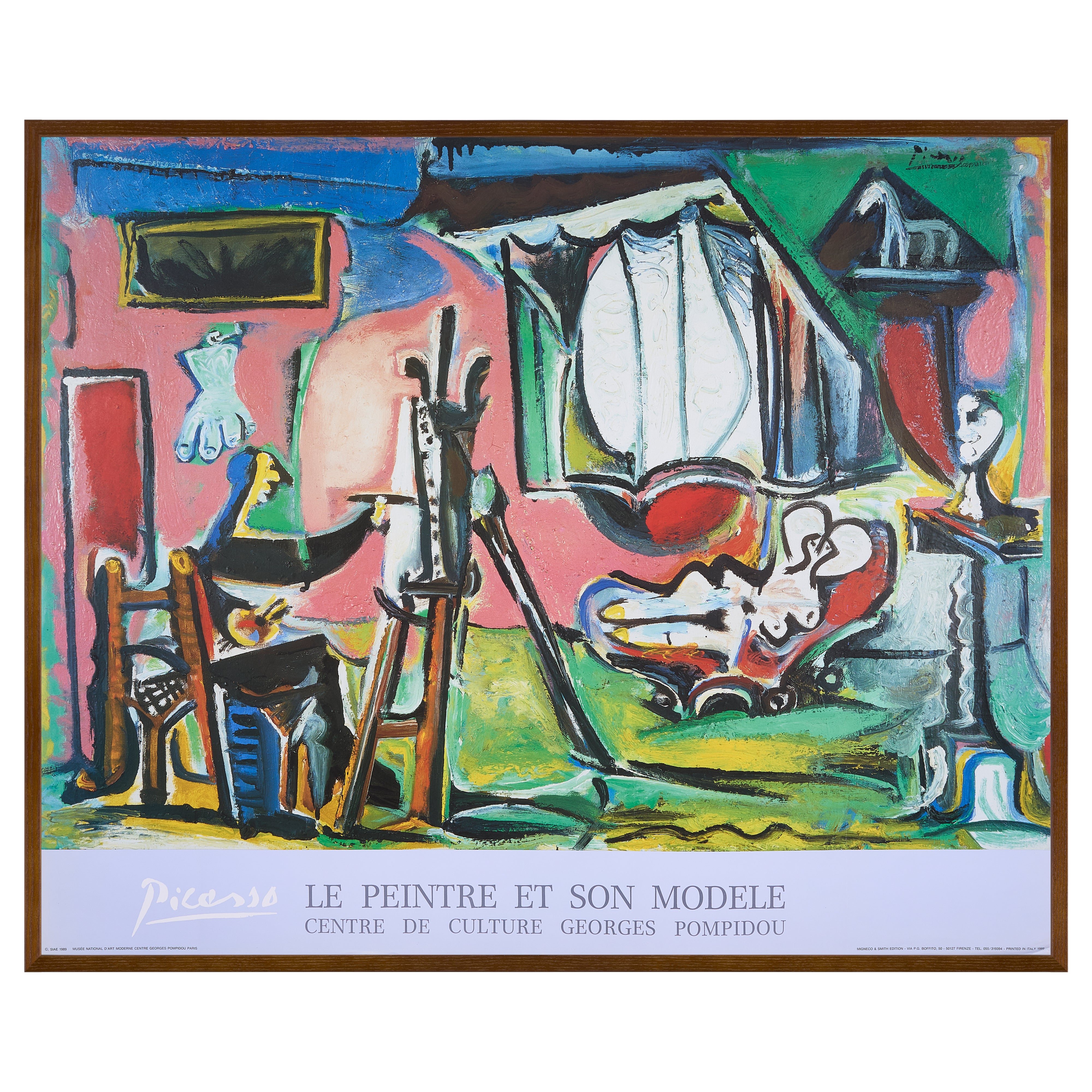 限定10枚】Le Peintre et son modele 1989 / パブロ・ピカソ | POP ART