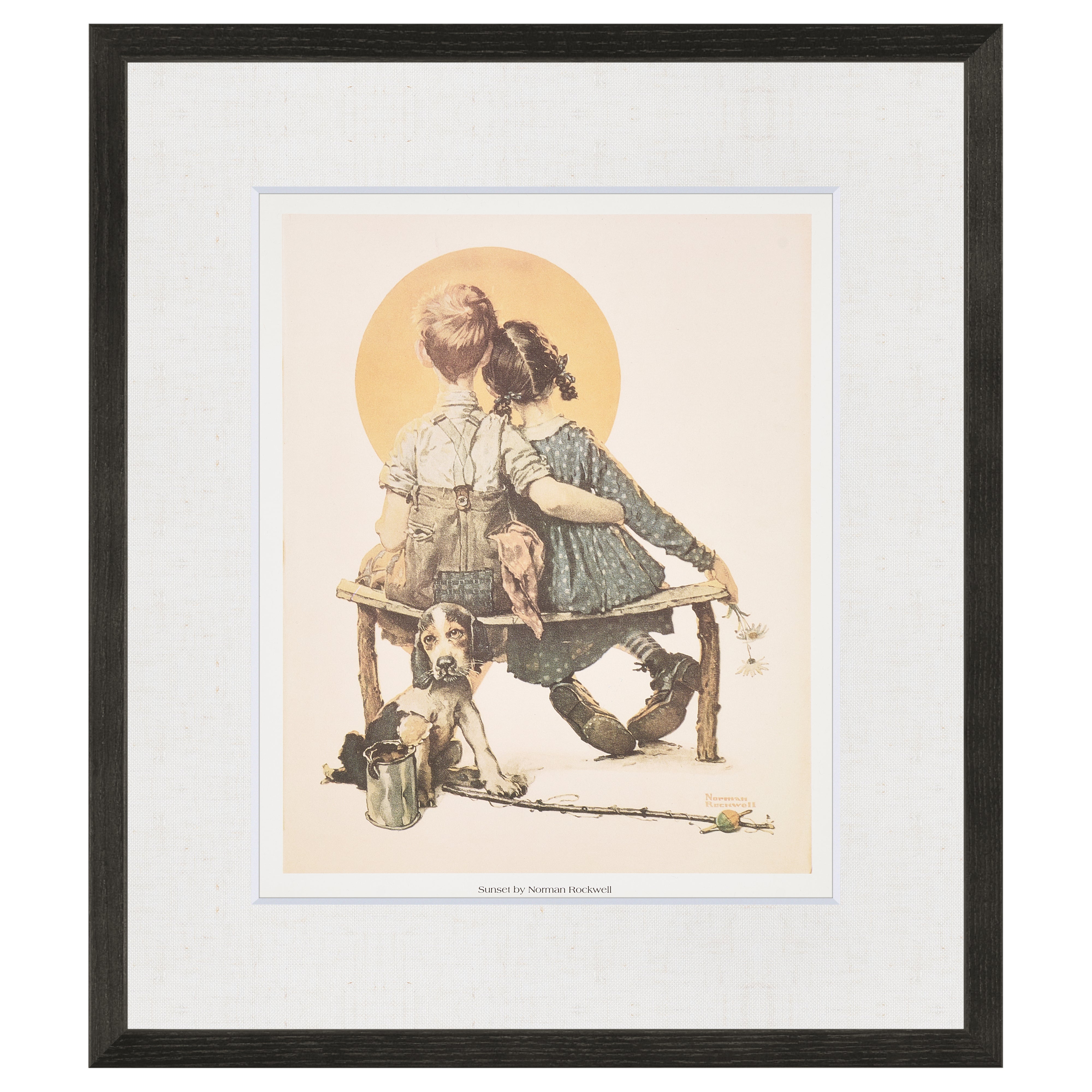 限定10枚】Sunset 1926 - CURTIS PUBLISHING 1992 (Small) / ノーマン