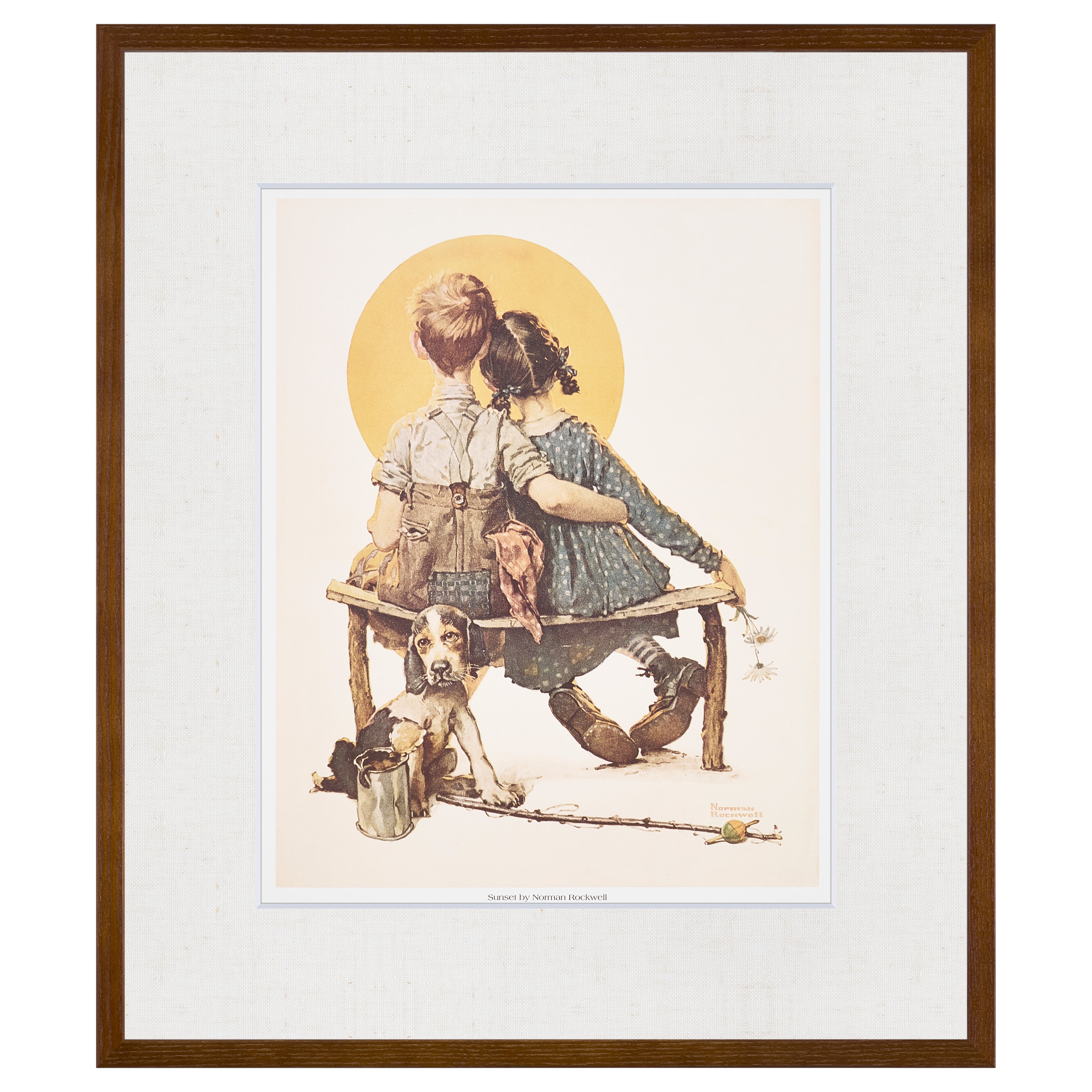 限定10枚】Sunset 1926 - CURTIS PUBLISHING 1992 (Big) / ノーマン