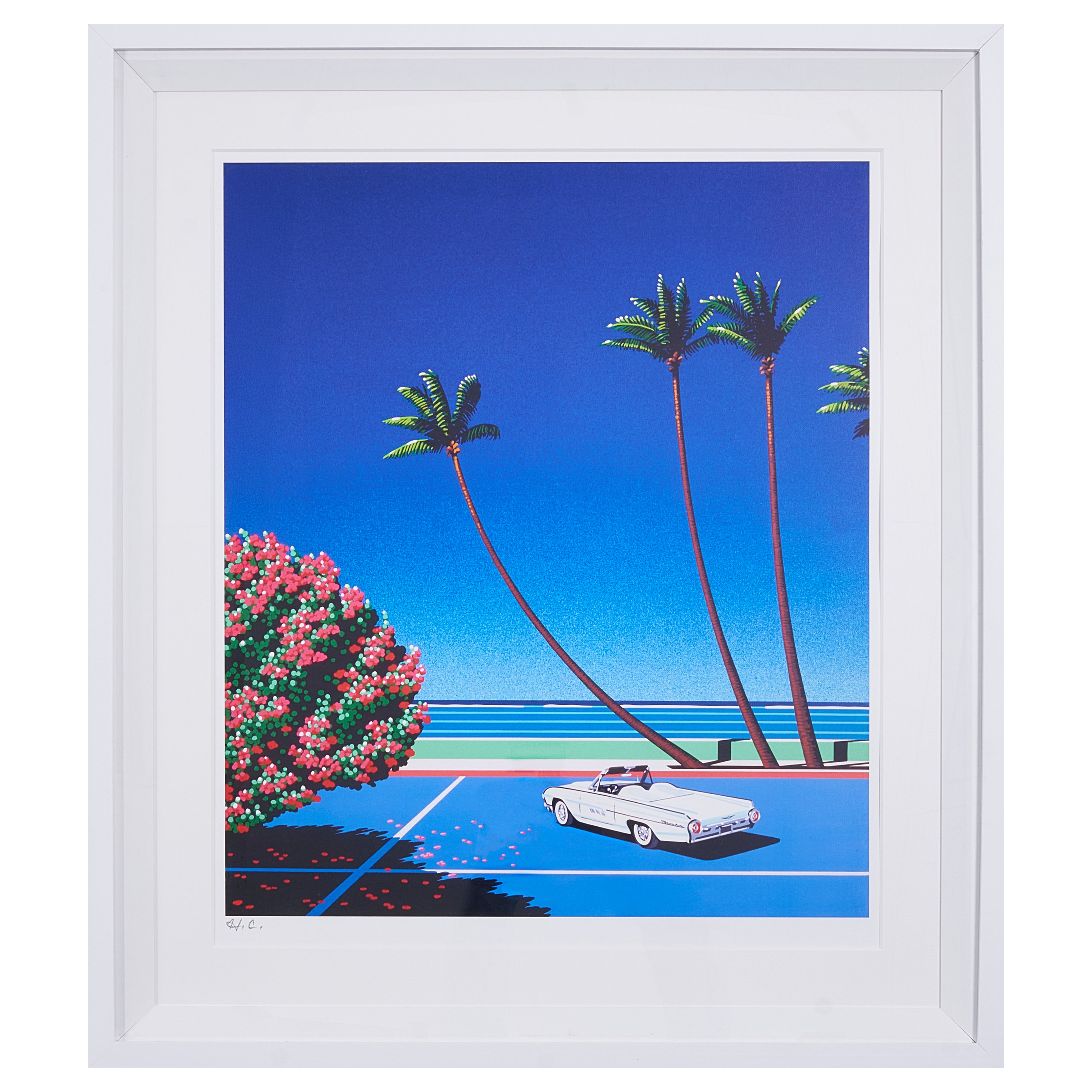 限定品】永井博 2枚セット ポスター サイン入り 永井博 HIROSHI NAGAI