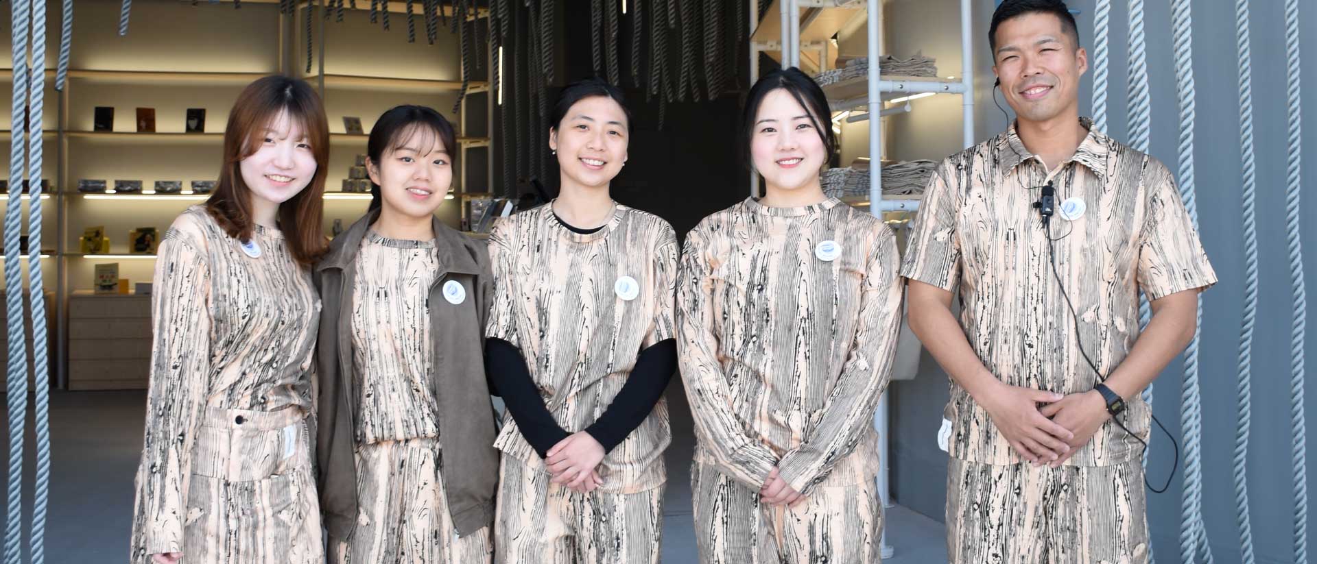 杉、ポルトガルパビリオンにおけるユニフォームの持続可能なインスピ