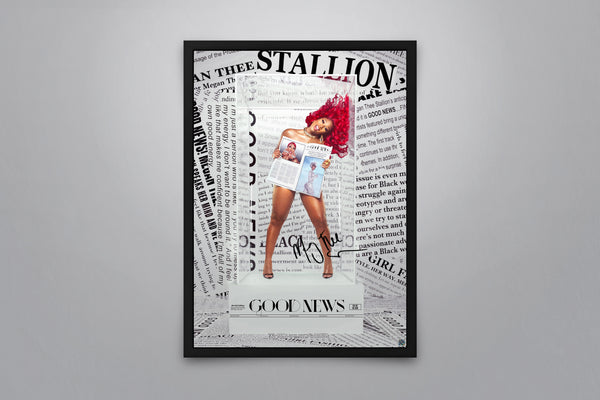 Megan Thee Stallion: Good News Signed Poster with COA
