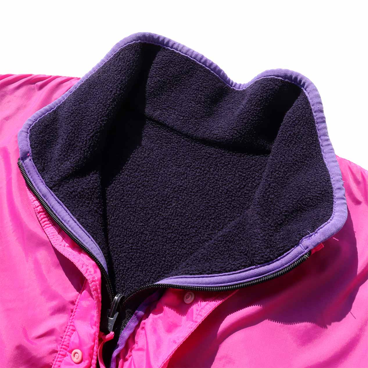 POST JUNK / 80's PATAGONIA USA製 ピンク×ネイビー グリセードプル