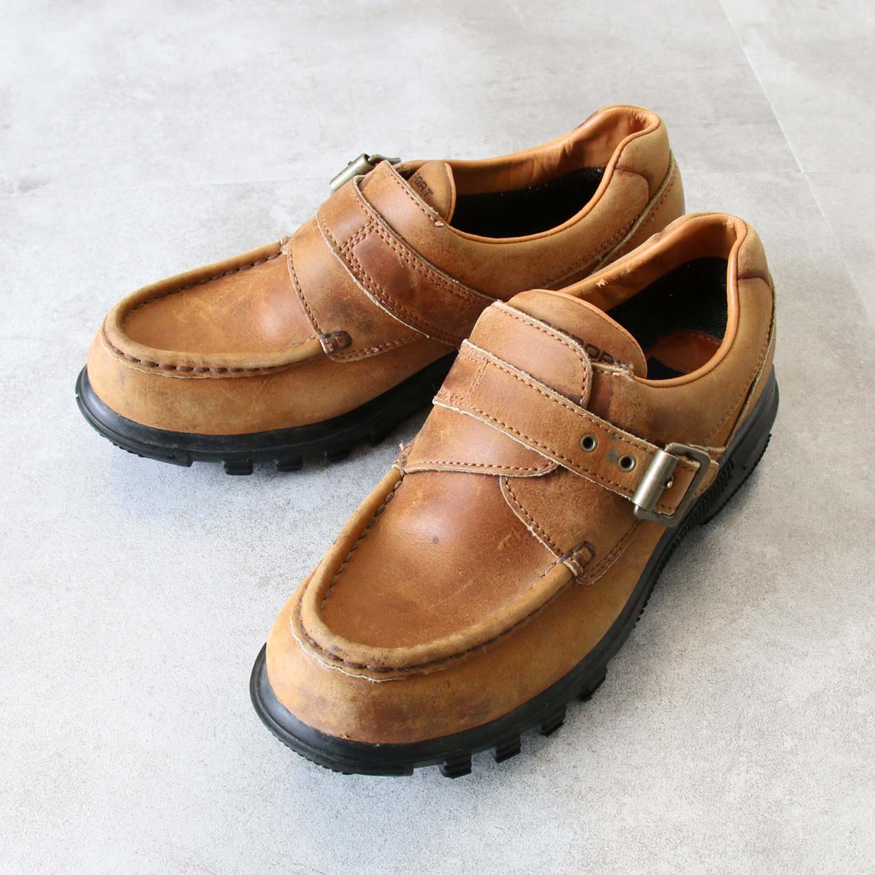 POST JUNK / 90's POLO SPORT RALPH LAUREN Buckle Belted Moccasin