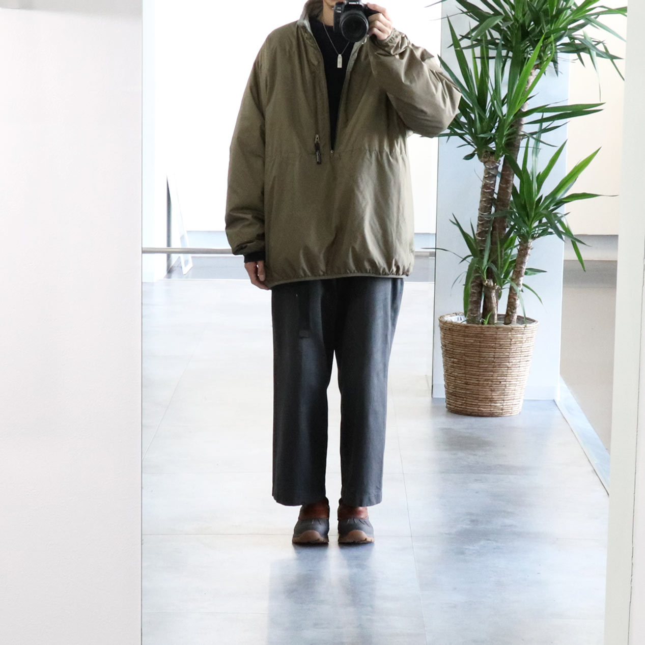 POST JUNK / '01 PATAGONIA ”SAGE KHAKI” Puffball Pullover [XL]